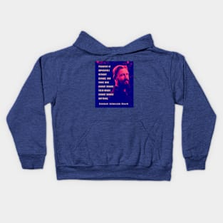 George Bernard Shaw portrait and quote: Progress is impossible without change, and those who cannot change their minds cannot change anything. Kids Hoodie